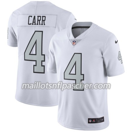 Maillot Oakland Raiders Derek Carr 4 Nike Silver - Homme